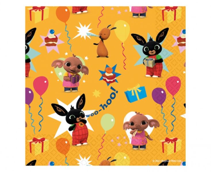 Salvetes "Bings", 16 gb, 33 x 33 cm