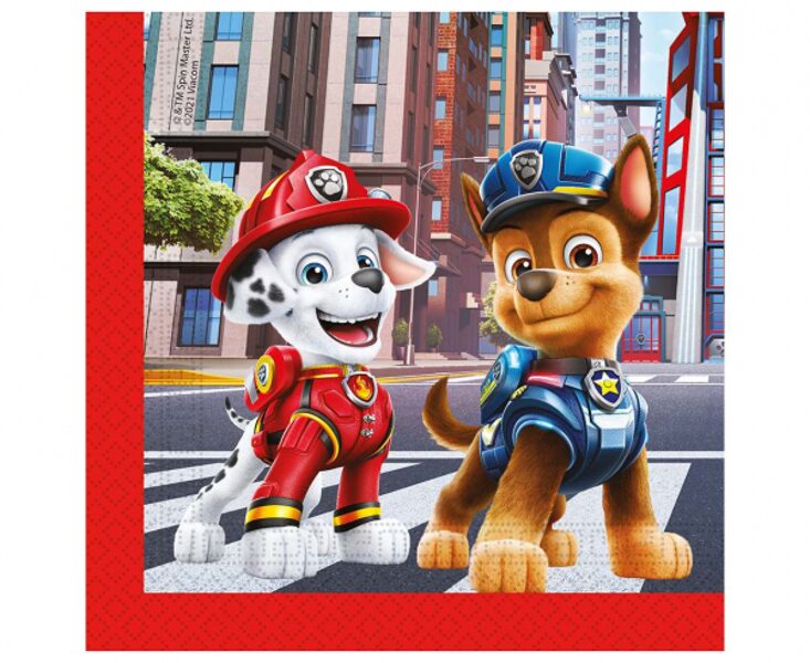 Salvetes "Paw patrol - The movie - Ķepu patruļa - Filma", 20 gb, 33 x 33 cm
