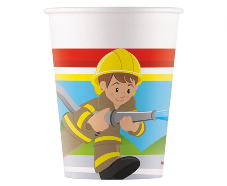 Glāzes "Ugunsdzēsējs", 200 ml, 8 gb