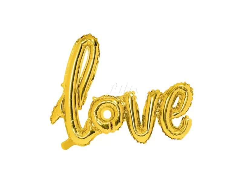 Uzraksts "LOVE", zelts, 73 x 57cm