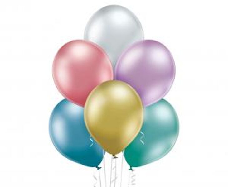 Balonu iepakojums, HROMS, 100 gb., Belbal, 30 cm, krāsu mix