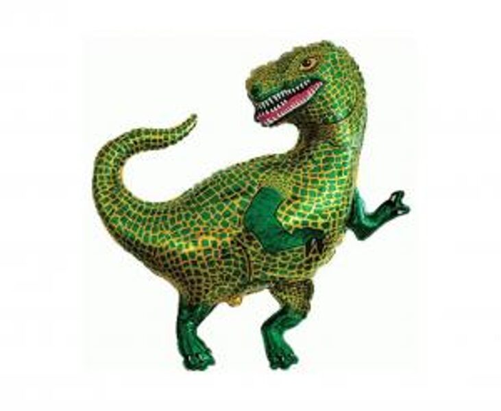 Folija MINI balons "T-rex", ap 30 cm, 1 gb