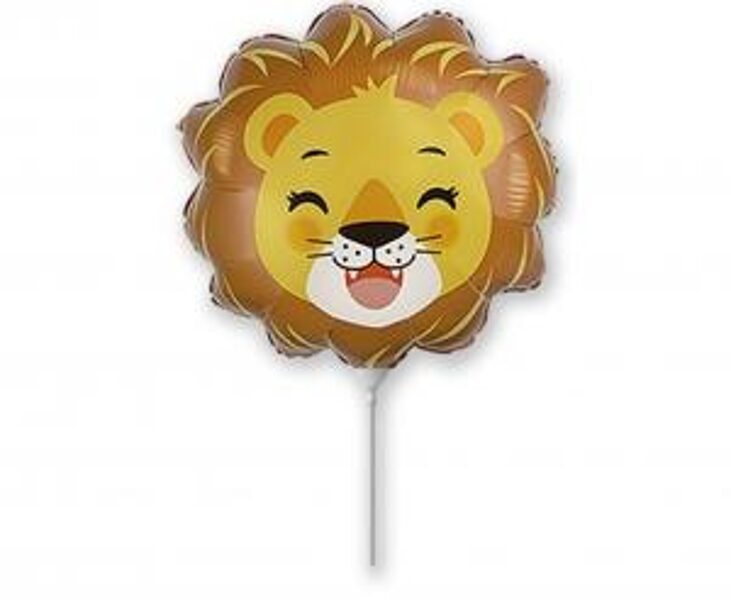 Folija MINI balons "Lauva - galva", ap 20 cm, 1 gb