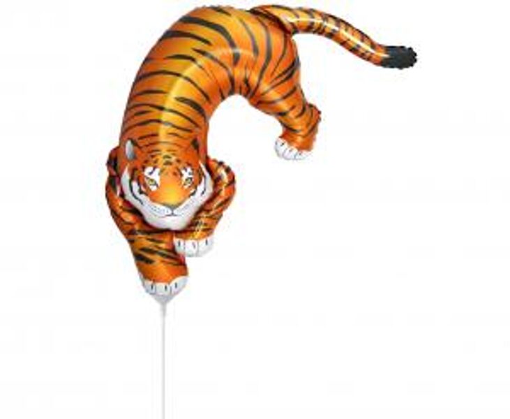 Folija MINI balons "Mežonīgs tīģeris", ap 30 cm, 1 gb