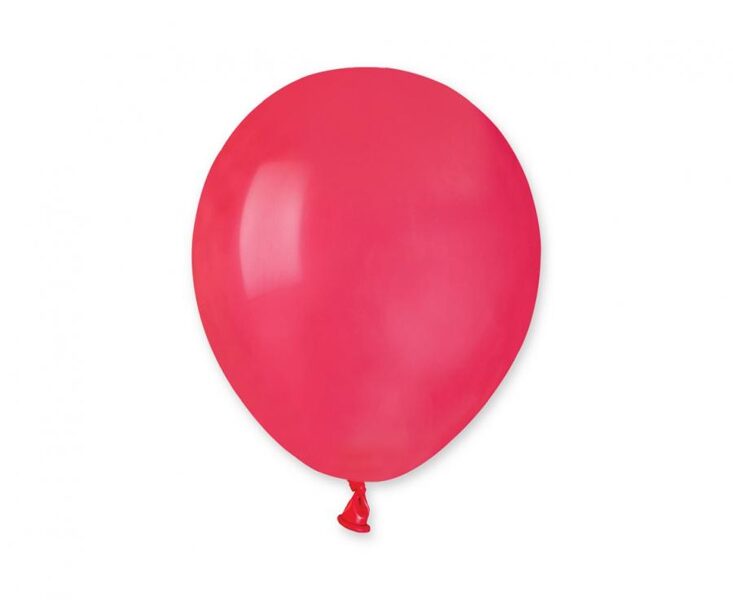 13 cm balons, gaiši sarkana krāsa - 1 gb.