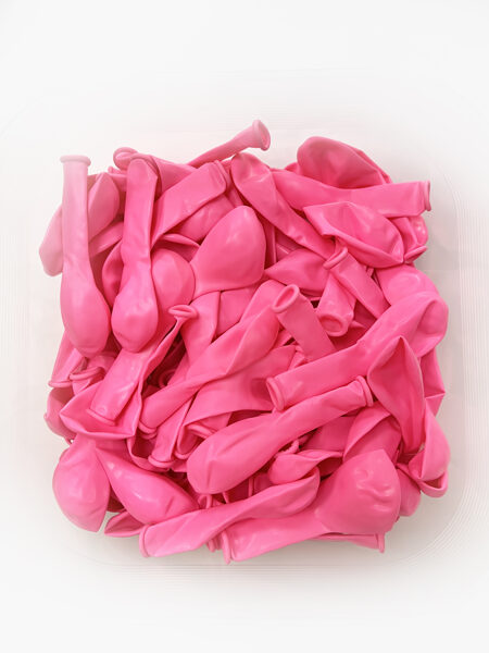 13 cm Multitex balons, koši rozā krāsa - 100 gb iepakojums