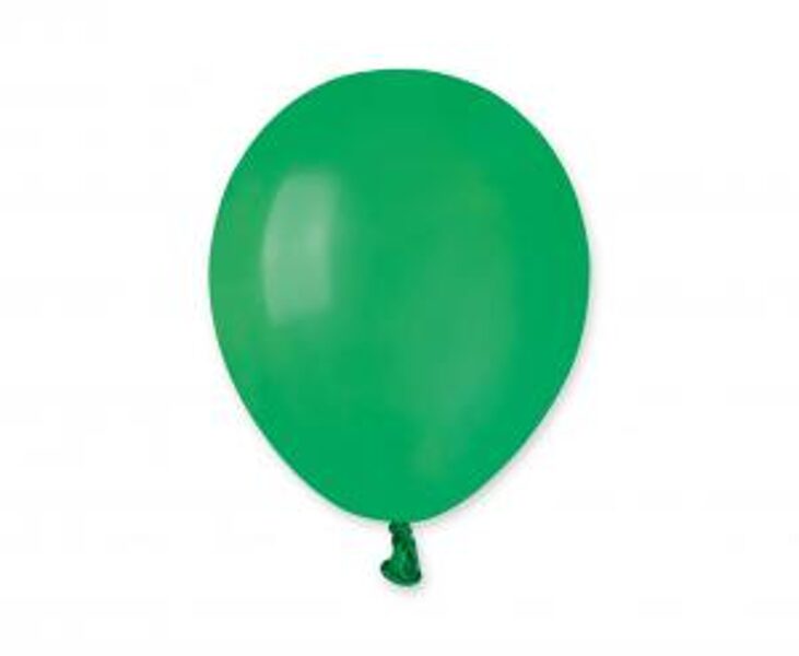 13 cm balons, tumši zaļā krāsa - 1 gb.