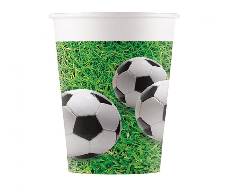 Glāzes "Football", 8 gb., 200 ml