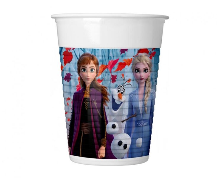 Plastikāta glāzes "Frozen 2", 8 gb