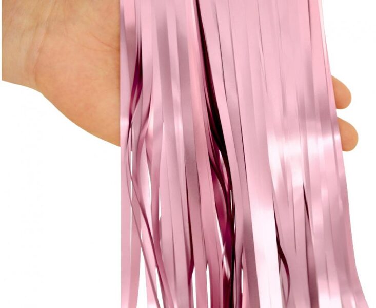 Lietutiņa aizkars, matēts rozā krāsa, 100x200 cm