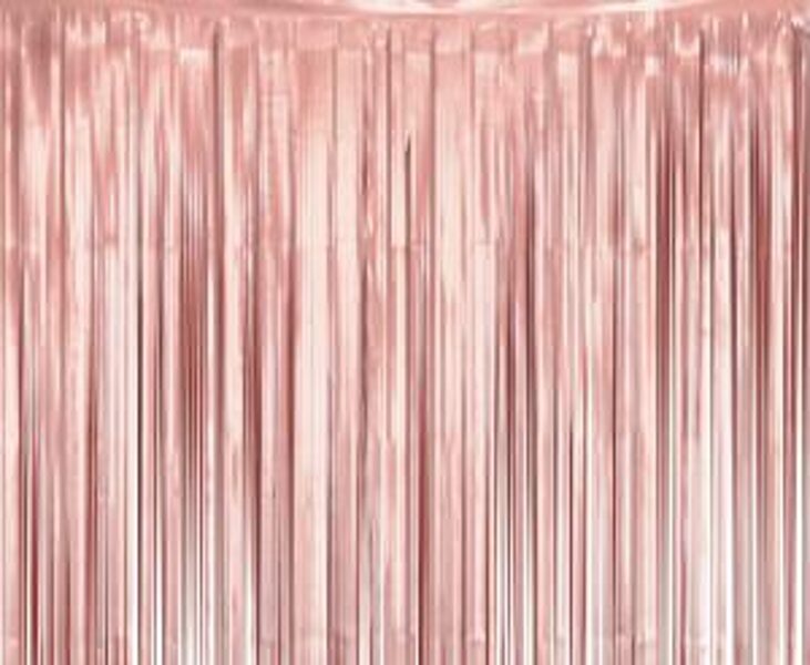 Lietutiņa aizkars, matēts rozā zelta krāsa, 100x200 cm