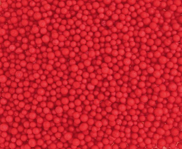 Putuplasta bumbiņas, sarkanā krāsa, 0.5l
