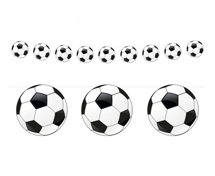 Papīra virtene "Futbola bumba" 200 cm