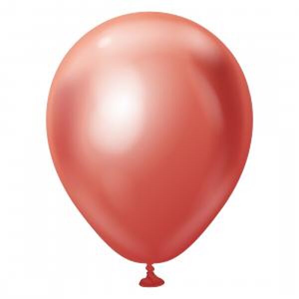 13 cm hromēts balons "Beauty&Charm", sarkanā - 1 gb.