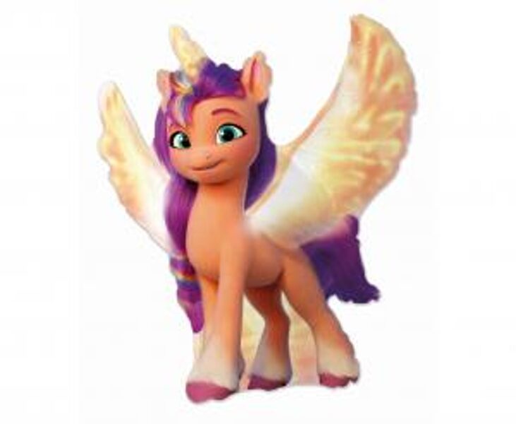 Folija MINI balons "My little pony - Sunny/ Ponija Saulīte", ap 30 cm, 1 gb