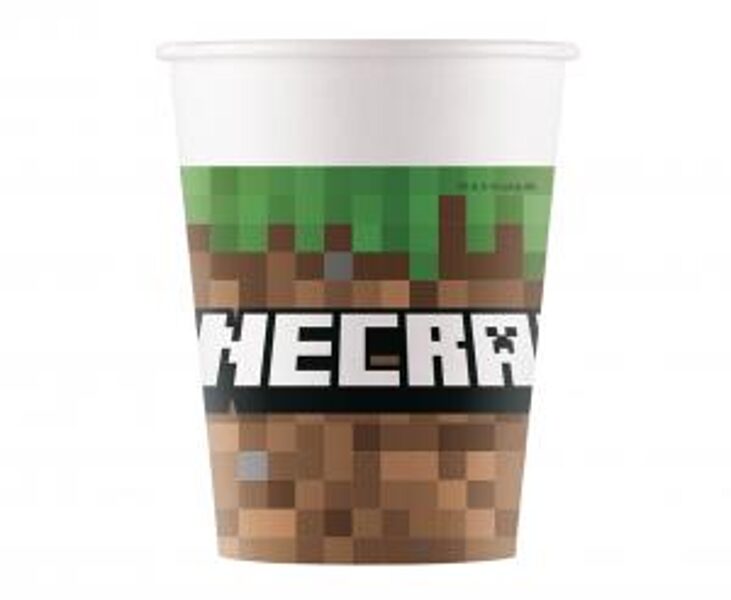 Glāzes "Minecraft", 8 gb., 200 ml