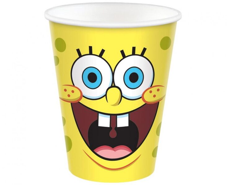 Glāzes "Sponge Bob - Suklis Bobs", 8 gb, 250 ml