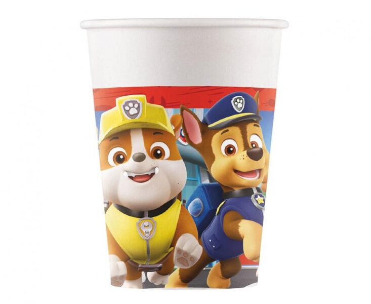 Glāzes "Paw Patrol - Rescue Heroes", 200 ml, 8 gb