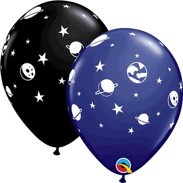 30 cm lateksa balons - Planetas - 1 gb.