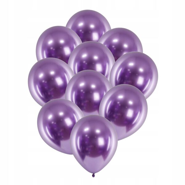 13 cm balons, violetā krāsā, hroms - 100 gb.