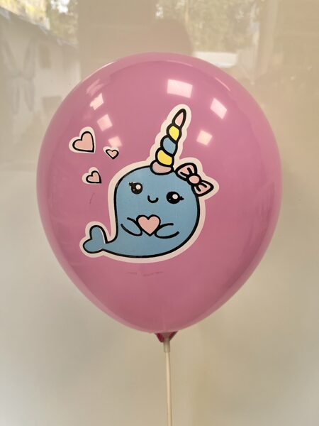 30 cm lateksa balons "Narvalis", - 1 gb.