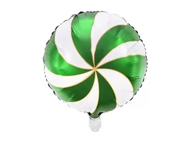 Folija balons "Konfekte", 35 cm, zaļā krāsa