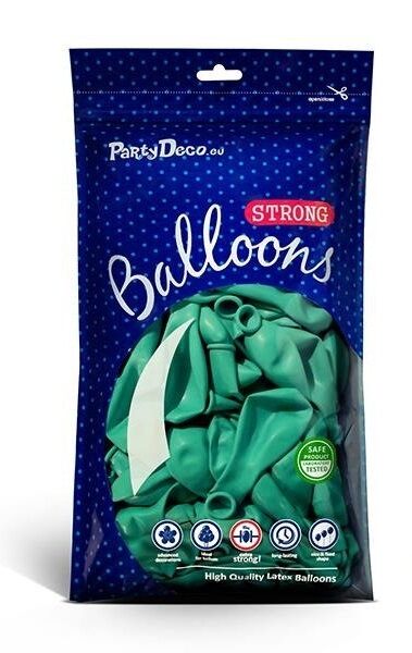 13 cm balons, akvamarīnā krāsa - 100 gb iepakojums