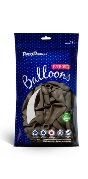 27 cm balonu iepakojums, kapučino krāsa 