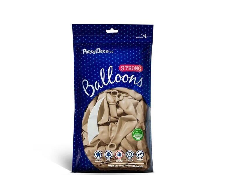 27 cm balonu iepakojums, alabastra krāsa