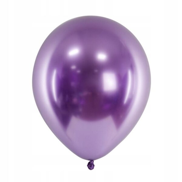 13 cm balons, violetā krāsā, hroms - 1 gb.