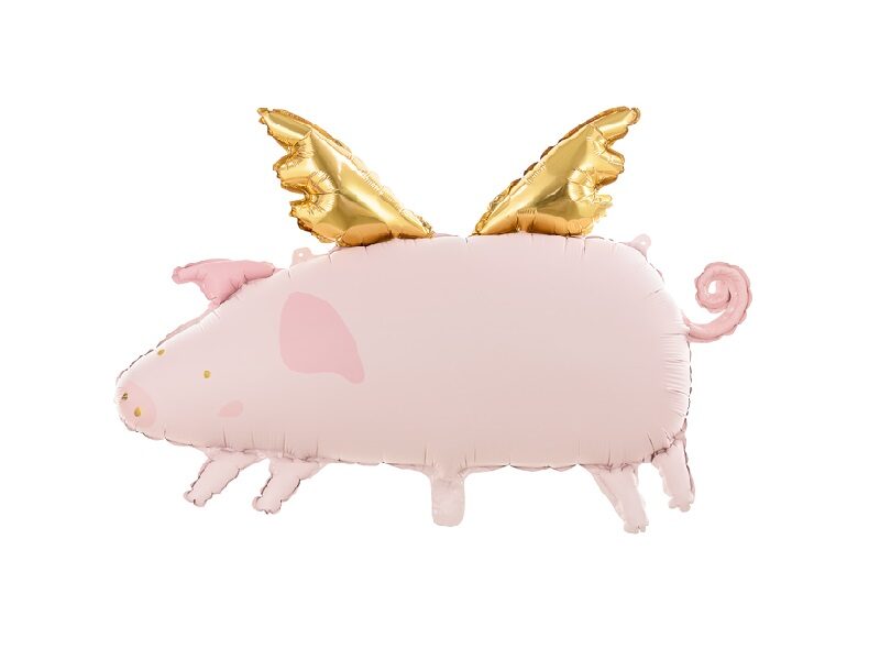 Folija balons "Cūciņa ar sparniem", 72 x 46 cm