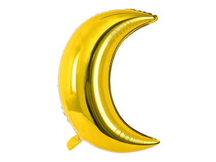 Folija balons "Mēness", 60 cm, zelta krāsa - 1 gb.