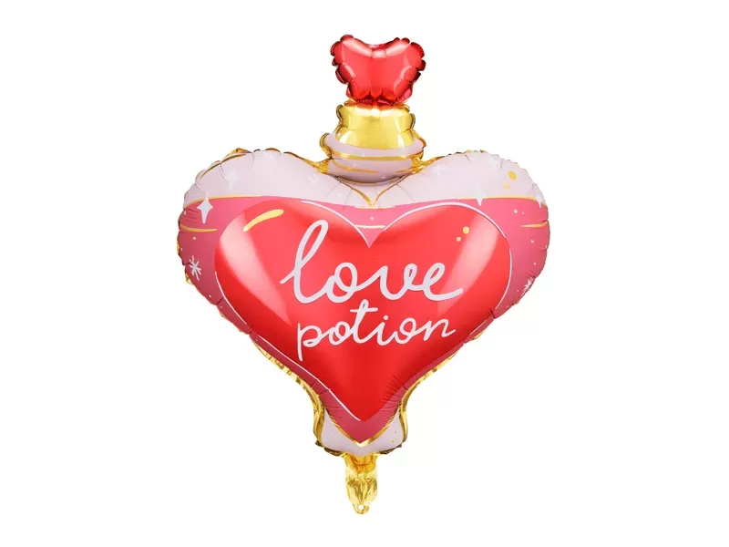 Folijas  sirds balons "Love potion", 54 x 66 cm