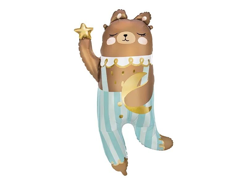 Folija balons "Lacītis ar zvaigznīti", 90 cm