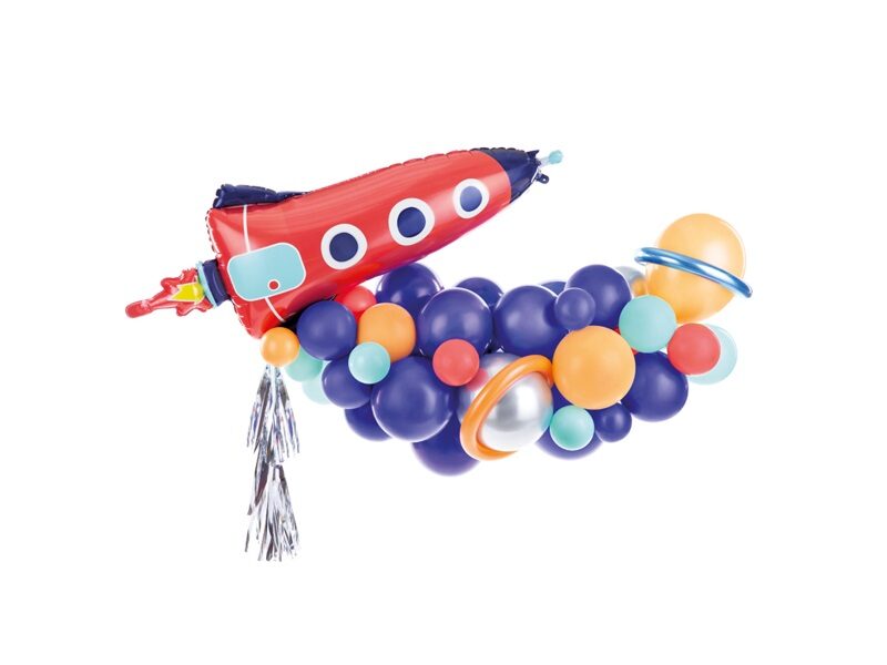 Balonu komplekts virtenei - "Raķete", 154x130cm