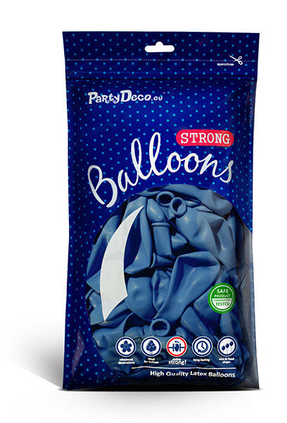 23 cm balonu iepakojums, rudzupuķu krāsa - 100 gb.