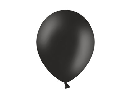 23 cm balons, melnā krāsa - 1 gb.