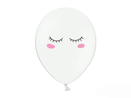 30 cm lateksa balons ar actiņām - 1 gb.