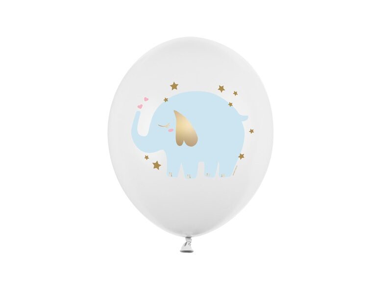 30 cm lateksa balons "Zilonītis", gaiši zilā krāsa - 1 gb.