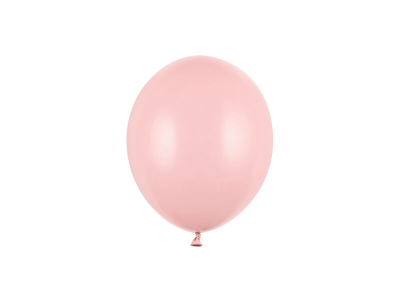 13 cm balons, gaiši rozā krāsa, pastelis - 1 gb.