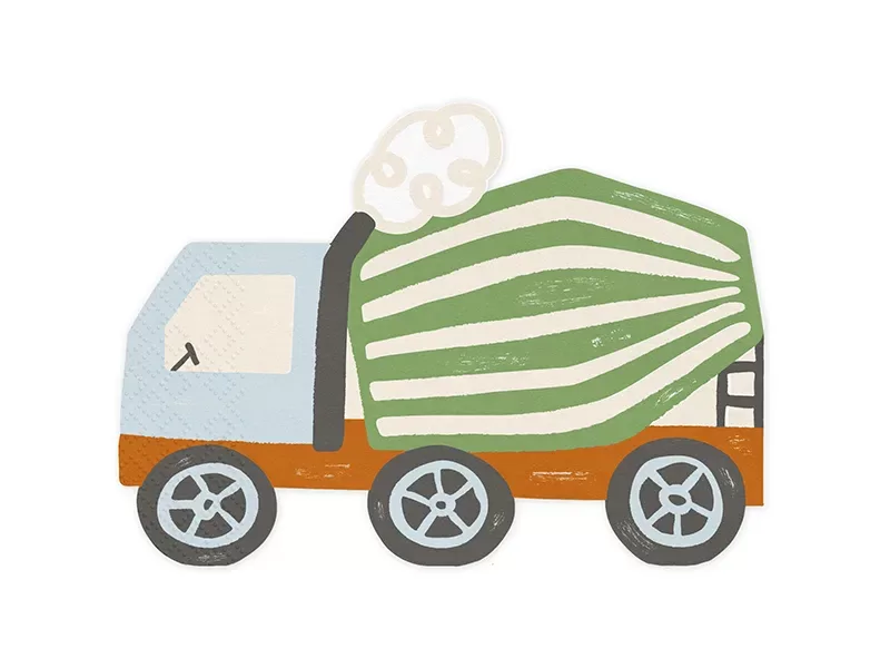 Salvetes "Betona maisītājs", 20 gb, 16 x 13 cm