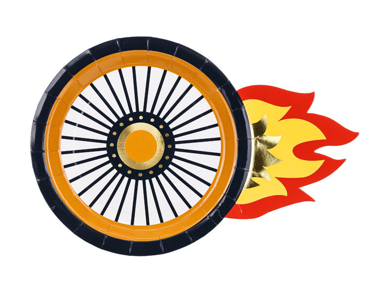 6 gb, Parīra šķivīši "Ritenis', 26,5 x 18 cm