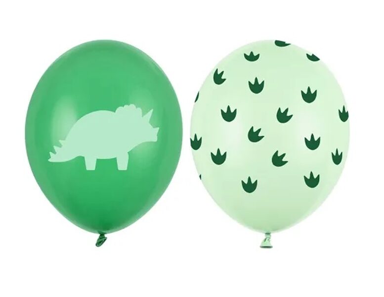 30 cm lateksa balons "Dinozauru ballīte", - 1 gb.