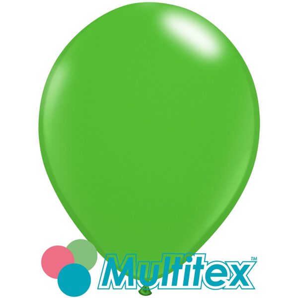 30 cm balons, spilgti zaļā krāsa, pūšanai ar gaisu - 10 gb.