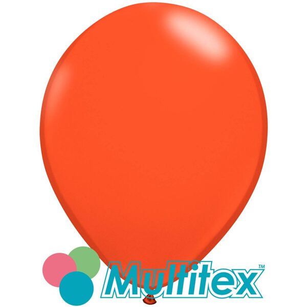 13 cm lateksa balons Multitex, sarkanā krāsa - 1 gb.