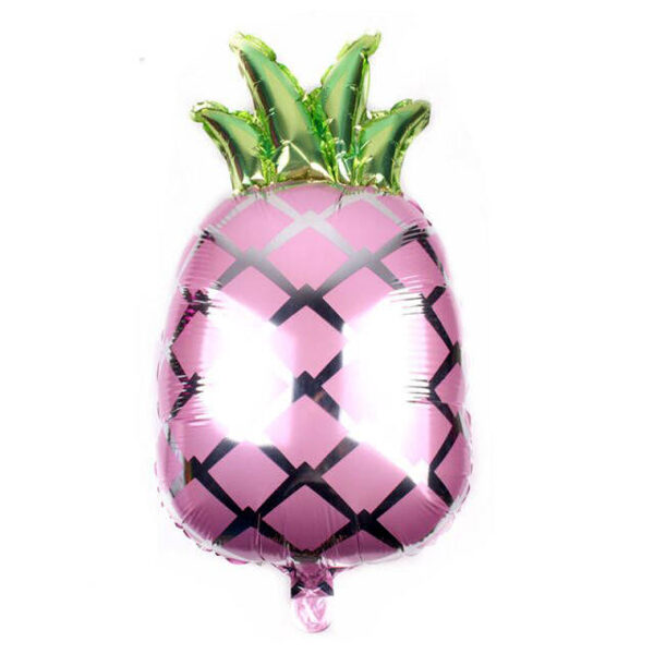 Folija balons "Ananāss", rozā krāsa, 45cm x 70cm