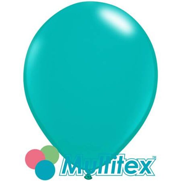 30 cm balons, akvamarīnā krāsa - 10 gb.