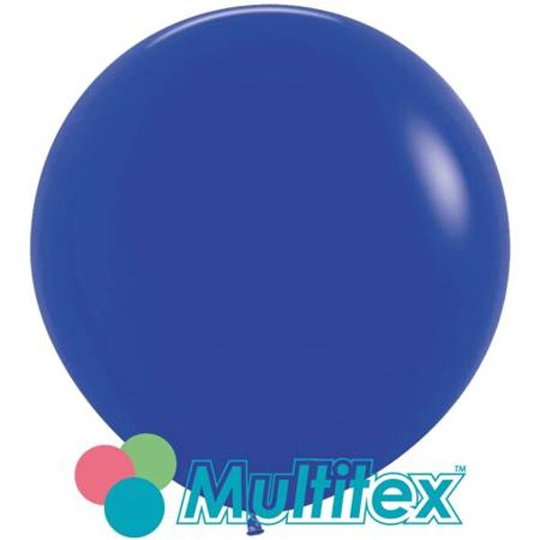 90 cm Multitex balons, apaļš, tumši zilā krāsa - 1 gb.