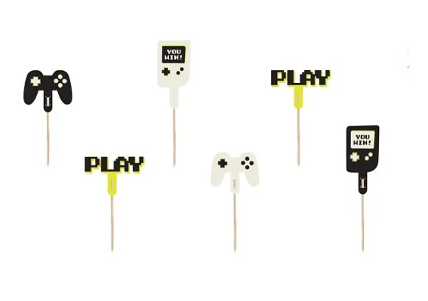 Kūku toperi "Gamer - datorspēļu spēlētājs", 6 gb., 6-10.5 cm