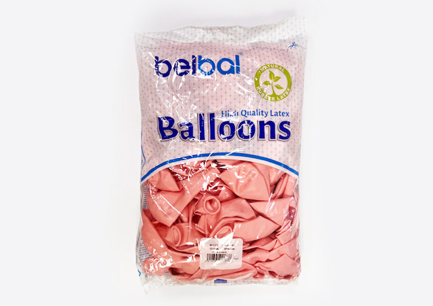 Balonu iepakojums, 100 gb., 30 cm, Belbal B105 PINK rozā